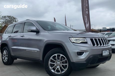 Silver 2013 Jeep Grand Cherokee SUV LAREDO 4X4