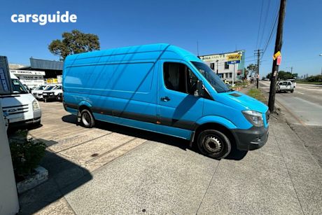 Blue 2015 Mercedes-Benz Sprinter Commercial