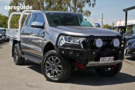 Silver 2022 Ford Ranger Ute Tray XLT 4X4