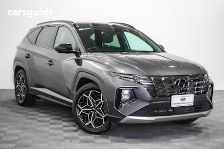 Grey 2022 Hyundai Tucson Wagon Highlander N Line (Awd)