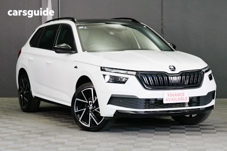 White 2021 Skoda Kamiq Wagon Monte Carlo