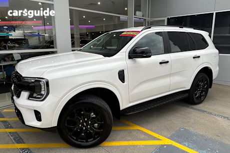 White 2025 Ford Everest SUV SPORT R