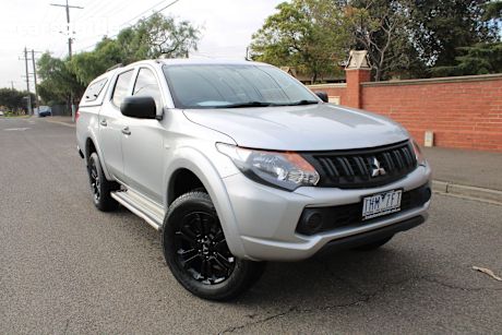 Silver 2016 Mitsubishi Triton Dual Cab Utility Glx Plus (4X4)