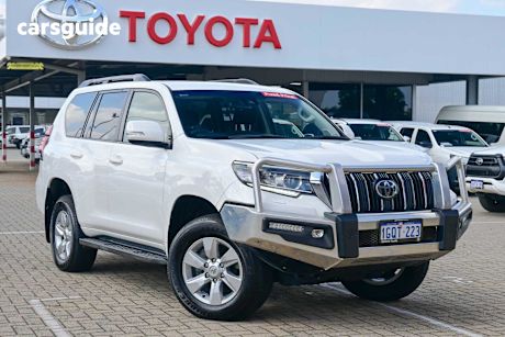 White 2018 Toyota Landcruiser Prado SUV GXL 4X4