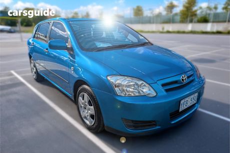 Blue 2006 Toyota Corolla Hatchback Ascent Seca