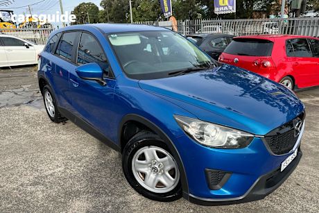 Blue 2013 Mazda CX-5 SUV MAXX F
