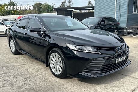 Black 2020 Toyota Camry Sedan ASCENT F