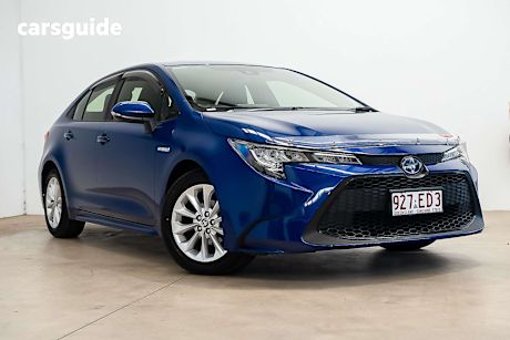Blue 2022 Toyota Corolla Sedan ASCENT SPORT HYBRID F