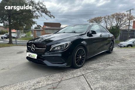Black 2017 Mercedes-Benz CLA200 Coupe Whiteart Edition