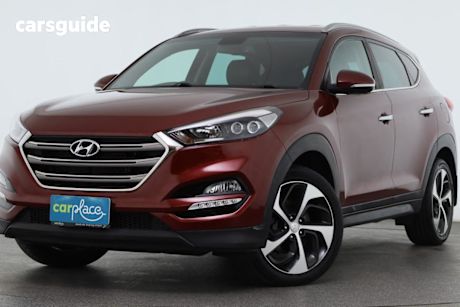 Red 2017 Hyundai Tucson Wagon Elite (Awd)