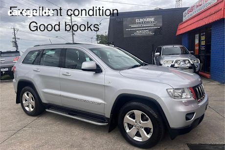 Silver 2013 Jeep Grand Cherokee SUV LAREDO 4X4