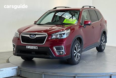 Red 2020 Subaru Forester Wagon 2.5I Premium (Awd)