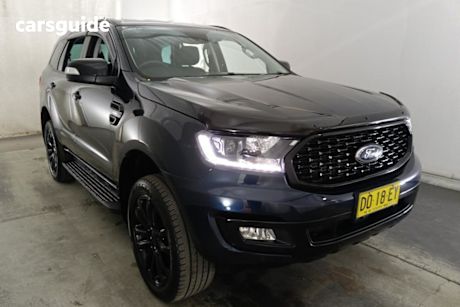 Blue 2021 Ford Everest Wagon Sport (Rwd)