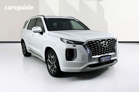 White 2022 Hyundai Palisade Wagon Highlander (7 Seat)
