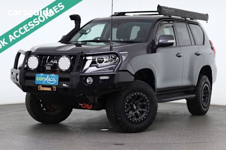 Grey 2021 Toyota Landcruiser Prado Wagon Gxl Flat Tailgate