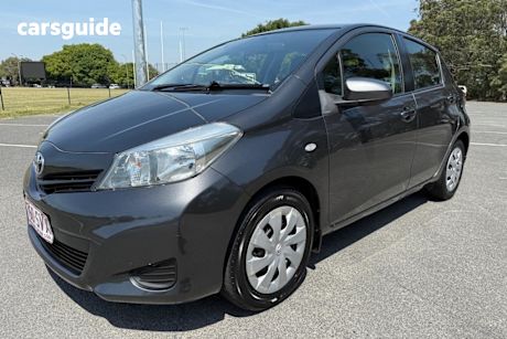 Grey 2013 Toyota Yaris Hatch YRS F