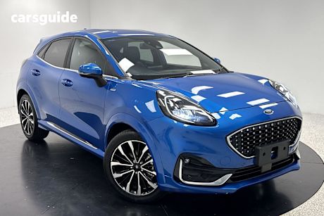 Blue 2023 Ford Puma SUV ST-LINE V F