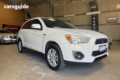 White 2013 Mitsubishi ASX SUV ASPIRE (2WD) XB MY13