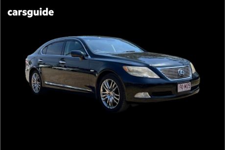 Black 2007 Lexus LS600HL Sedan Hybrid (5 Seat)