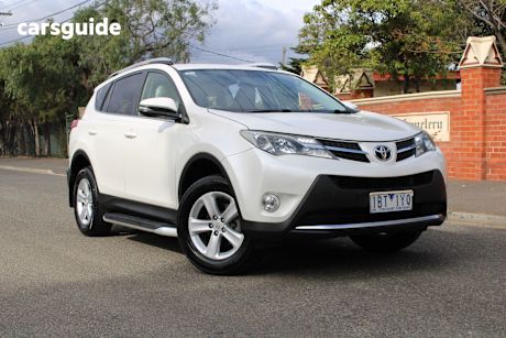 White 2014 Toyota RAV4 Wagon Gxl (2Wd)