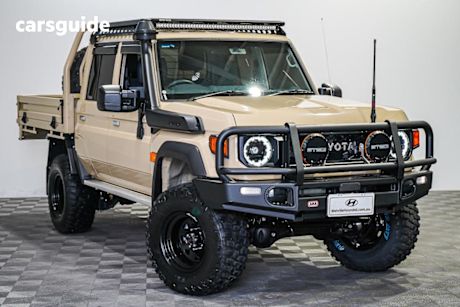 Gold 2025 Toyota Landcruiser Double Cab Chassis Lc79 Gxl + Diff Locks