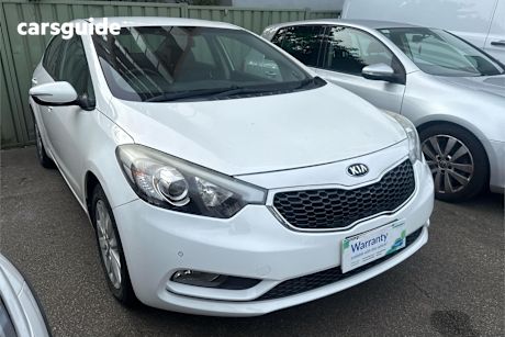 White 2015 Kia Cerato Sedan S Premium
