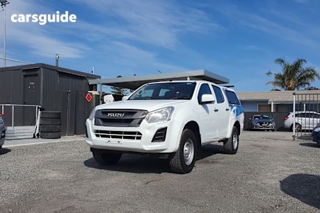 White 2017 Isuzu D-MAX Crew Cab Utility Sx Hi-Ride (4X2)