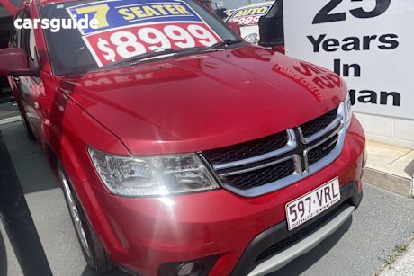 Red 2015 Dodge Journey SUV R/T F