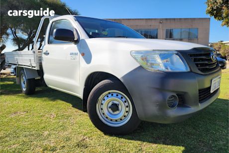 White 2013 Toyota Hilux Cab Chassis Workmate