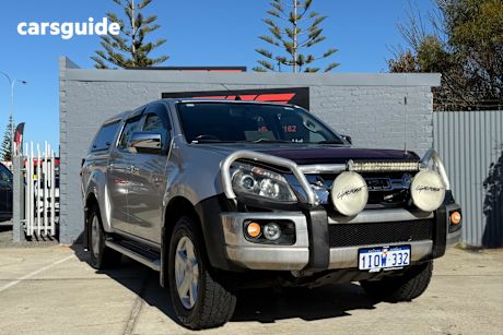 Silver 2013 Isuzu D-MAX Crew Cab Utility Ls-U Hi-Ride (4X4)