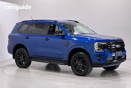 Blue 2024 Ford Everest SUV SPORT 4X4