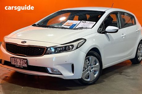 White 2018 Kia Cerato Hatchback S