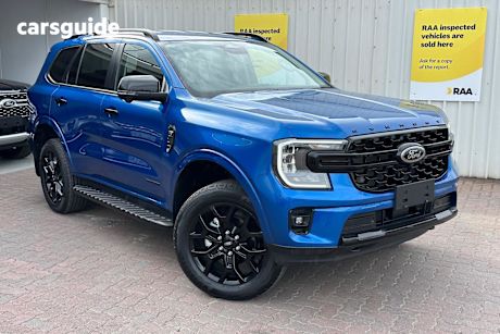 Blue 2023 Ford Everest SUV SPORT 4X4