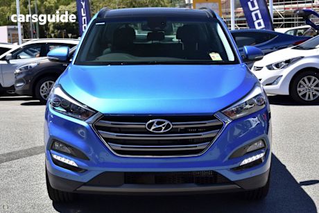 Blue 2016 Hyundai Tucson Wagon Highlander (Awd)
