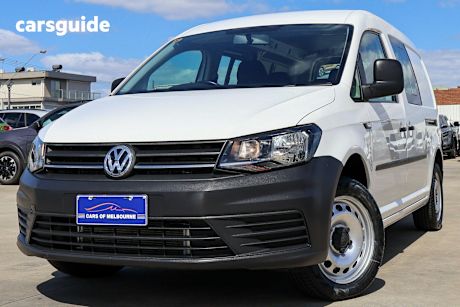 White 2020 Volkswagen Caddy Commercial TSI220 F
