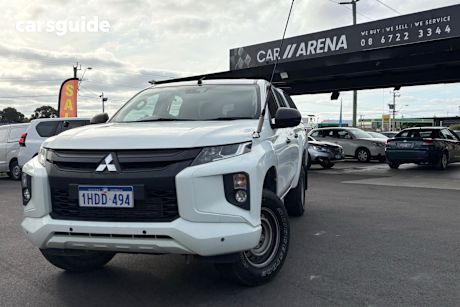 White 2020 Mitsubishi Triton Ute Tray GLX ADAS 4X4