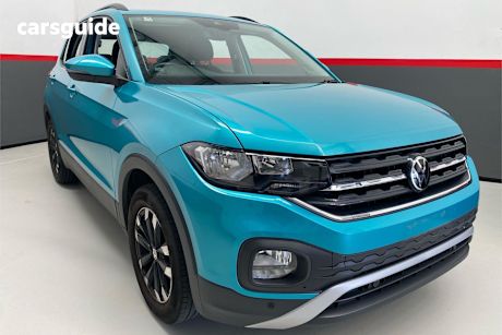 Blue 2023 Volkswagen T-Cross Wagon 85Tfsi Life