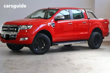 Red 2015 Ford Ranger Ute Tray XLT 4X4