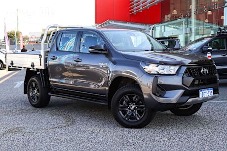 Grey 2024 Toyota Hilux Ute Tray SR 48V 4X4