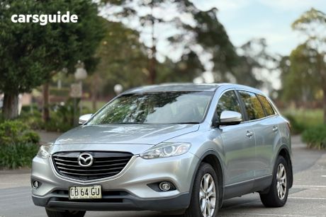 Silver 2014 Mazda CX-9 Wagon Classic (Fwd)