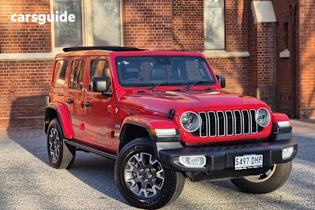 Red 2023 Jeep Wrangler SUV UNLIMITED OVERLAND 4X4