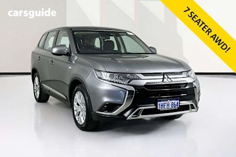 Grey 2021 Mitsubishi Outlander Wagon Es 7 Seat (Awd)