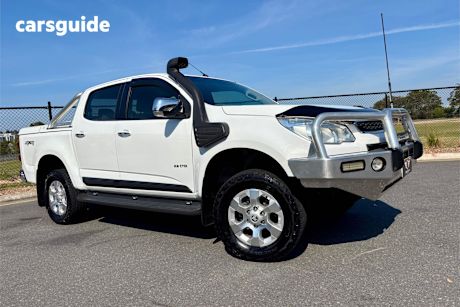 White 2013 Holden Colorado Ute Tray LTZ 4X4