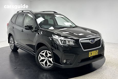 Black 2020 Subaru Forester SUV 2.5I 4WD