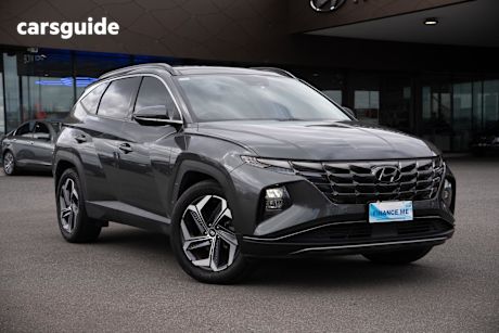 Grey 2021 Hyundai Tucson SUV HIGHLANDER 4X4