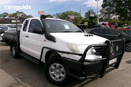 White 2011 Toyota Hilux X Cab Cab Chassis Sr (4X4)