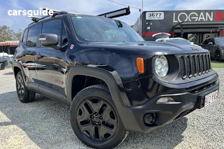 Black 2015 Jeep Renegade Wagon Trailhawk