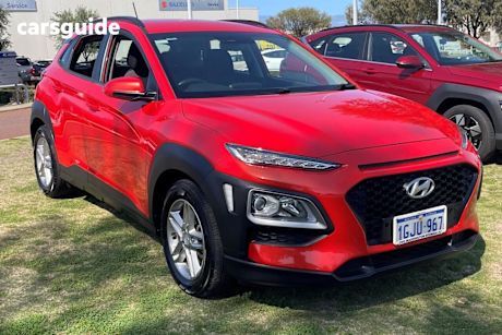 Orange 2017 Hyundai Kona Wagon Active