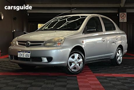 Silver 2005 Toyota Echo Sedan F