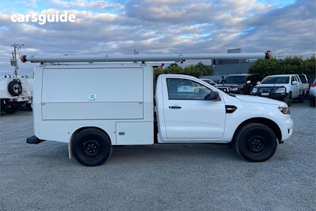 White 2021 Ford Ranger Ute Tray XL 4X4